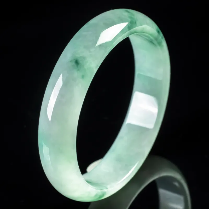 YUANLINYU Glutinous Jade Jadeite Bangles Women's-2