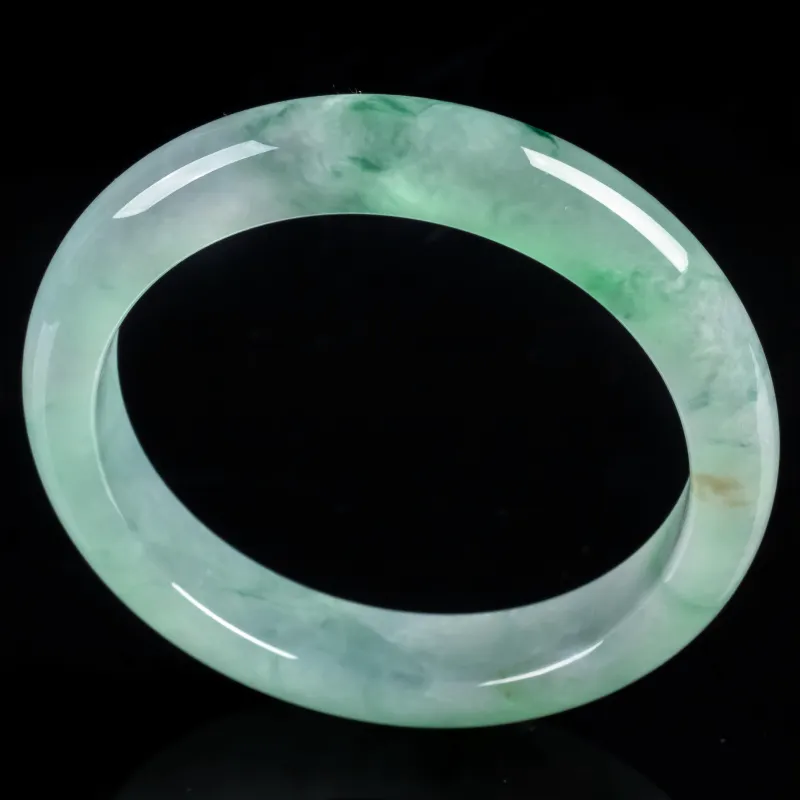 YUANLINYU Ice Glutinous Jadeite Bangles Women's-4