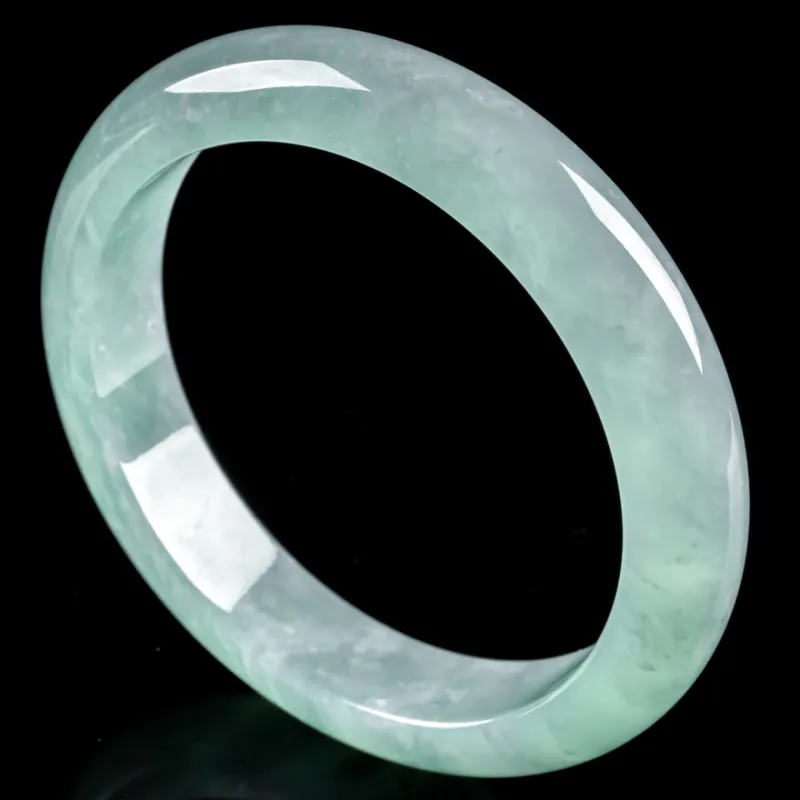 YUANLINYU Glutinous Jade Jadeite Bangles Women's-1