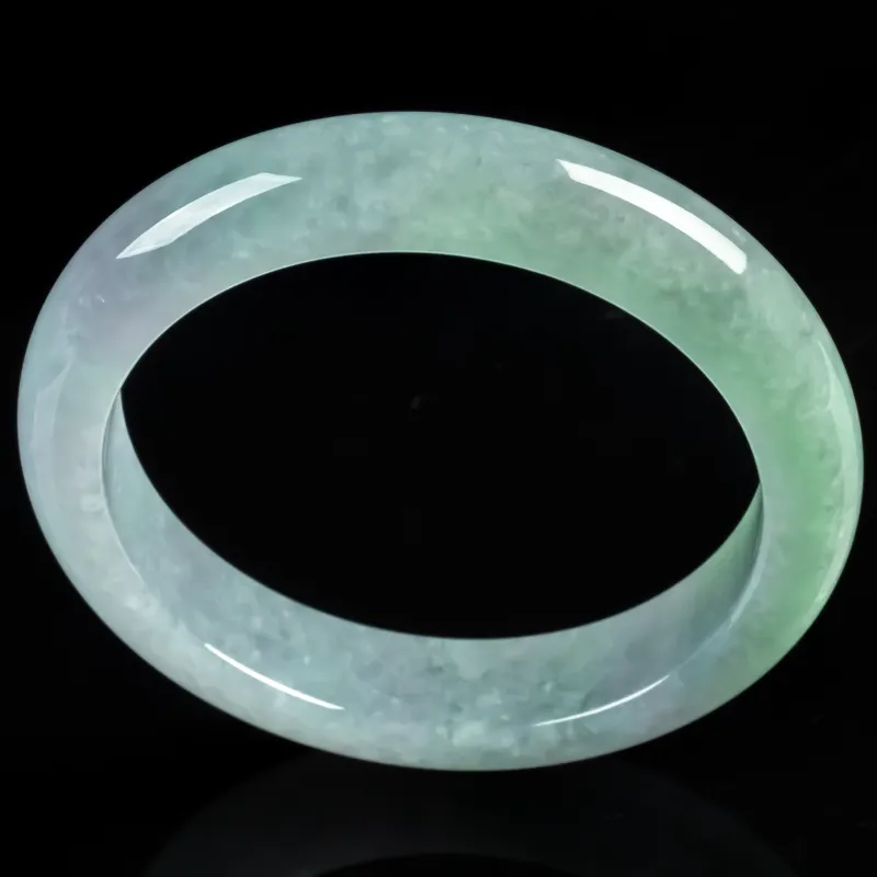 YUANLINYU Ice Glutinous Jadeite Bangles Women's-1