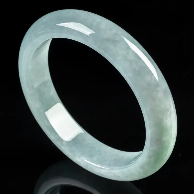 YUANLINYU Ice Glutinous Jadeite Bangles Women's-2