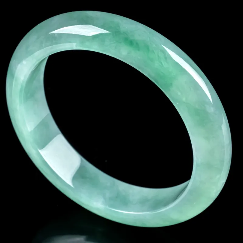 YUANLINYU Glutinous Jade Jadeite Bangles Women's-2