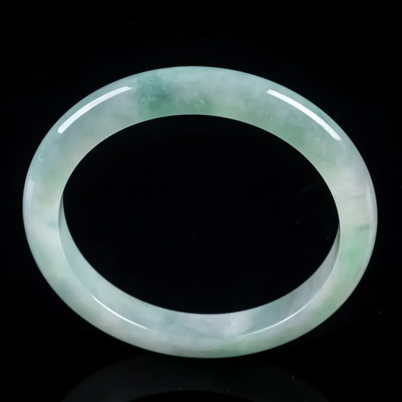 YUANLINYU Ice Glutinous Jadeite Bangles Women's-1