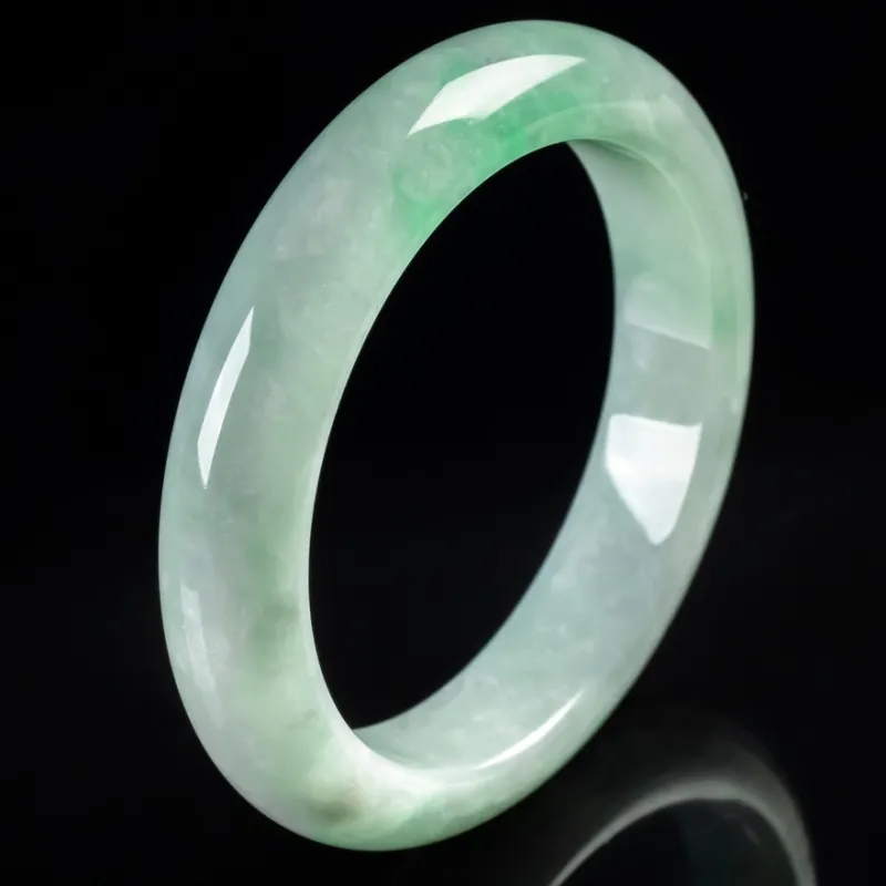 YUANLINYU Ice Glutinous Jadeite Bangles Women's-3