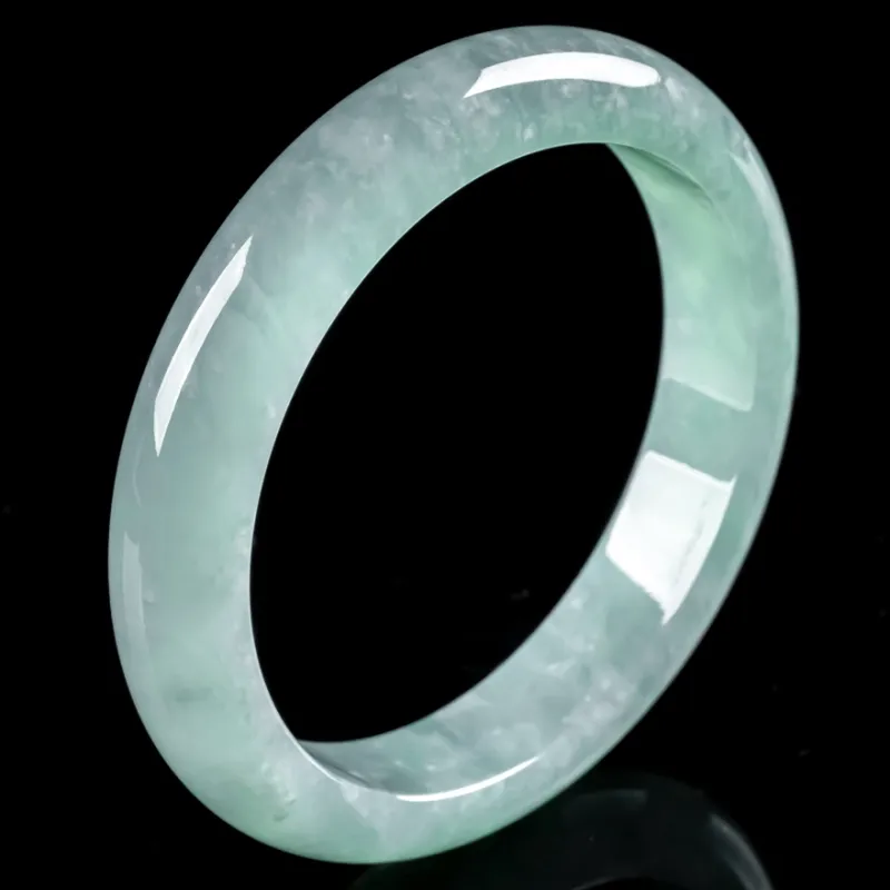 YUANLINYU Glutinous Jade Jadeite Bangles Women's-4