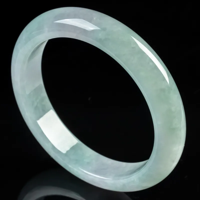 YUANLINYU Ice Glutinous Jadeite Bangles Women's-4