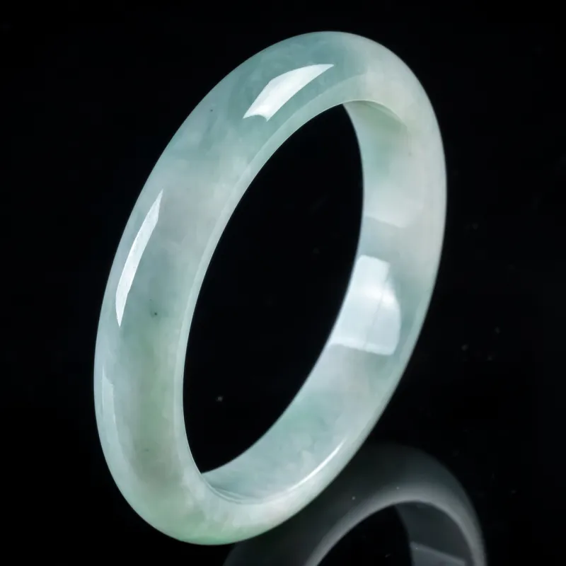 YUANLINYU Ice Glutinous Jadeite Bangles Women's-3