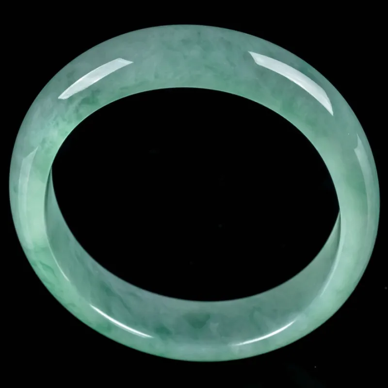 YUANLINYU Ice Glutinous Jadeite Bangles Women's-1