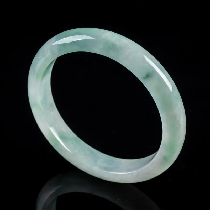 YUANLINYU Ice Glutinous Jadeite Bangles Women's-2
