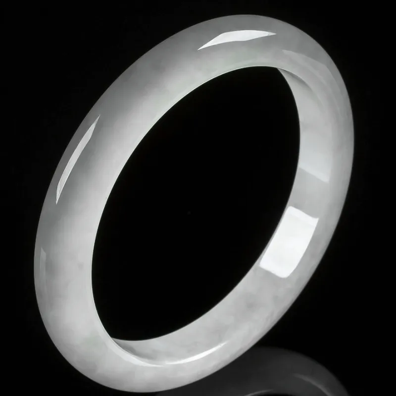 YUANLINYU Ice Glutinous Jadeite Bangles Women's-2