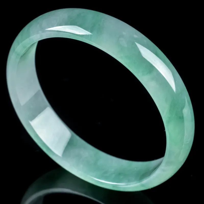 YUANLINYU Ice Glutinous Jadeite Bangles Women's-2