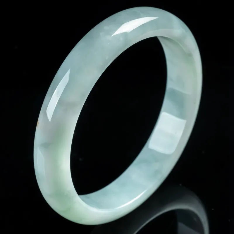 YUANLINYU Ice Glutinous Jadeite Bangles Women's-3