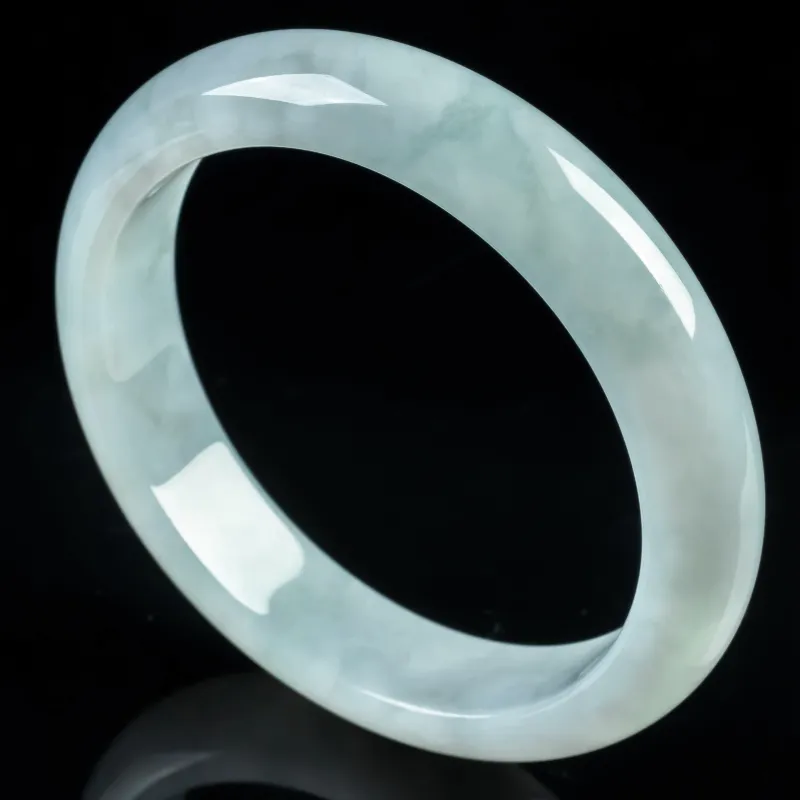 YUANLINYU Ice Glutinous Jadeite Bangles Women's-2