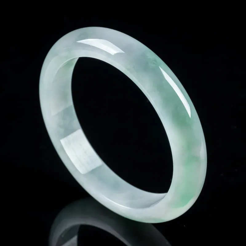 YUANLINYU Ice Glutinous Jadeite Bangles Women's-4