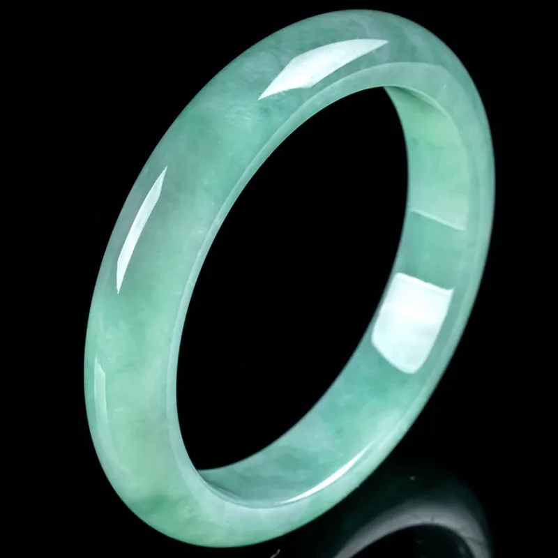 YUANLINYU Ice Glutinous Jadeite Bangles Women's-3