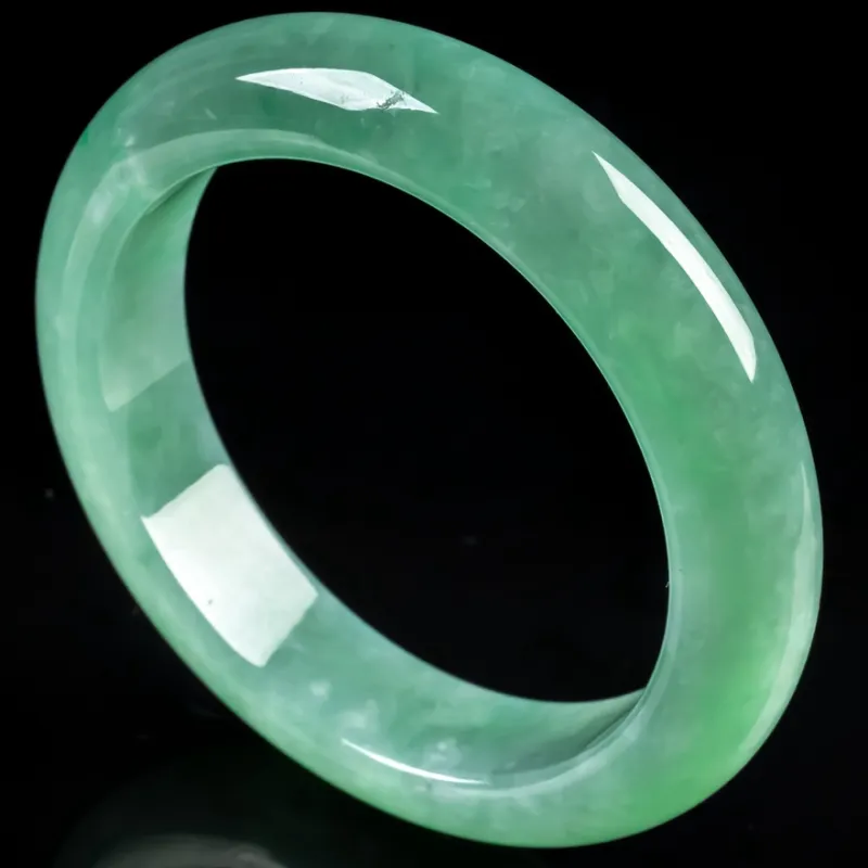 YUANLINYU Glutinous Jade Jadeite Bangles Women's-2
