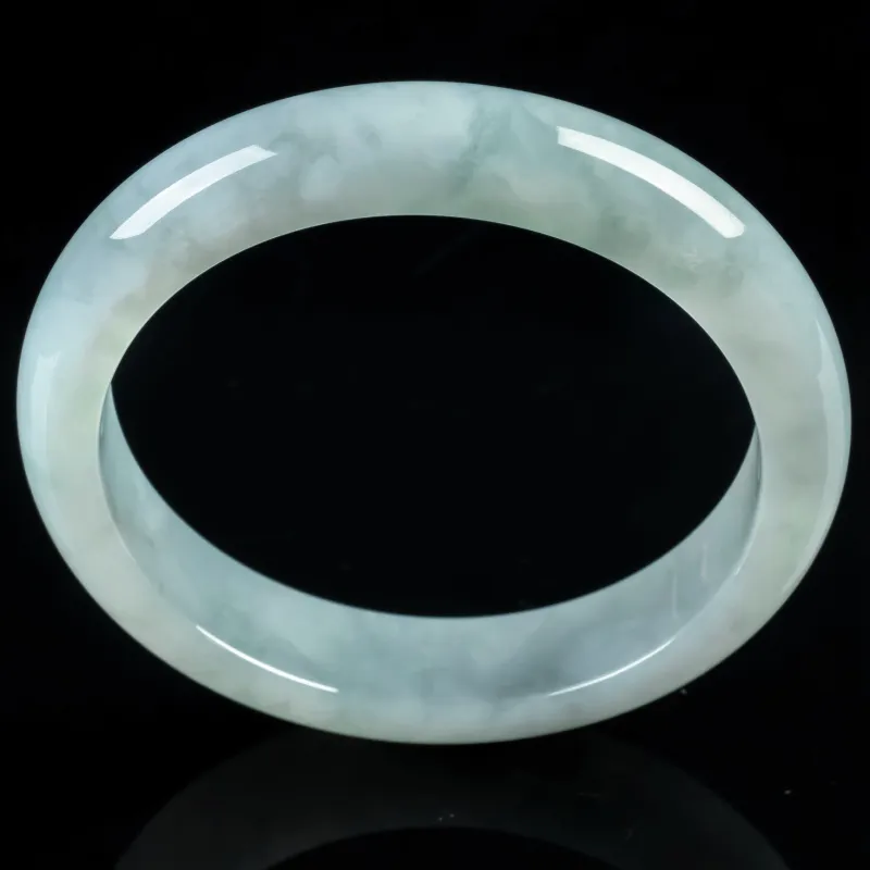 YUANLINYU Ice Glutinous Jadeite Bangles Women's-1
