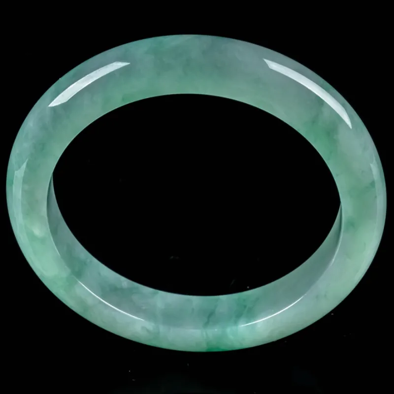 YUANLINYU Ice Glutinous Jadeite Bangles Women's-4