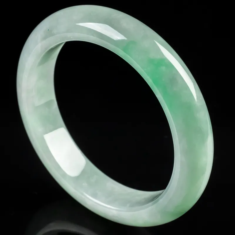 YUANLINYU Ice Glutinous Jadeite Bangles Women's-4
