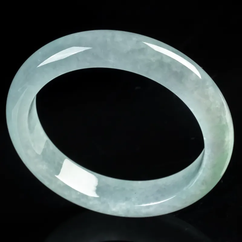 YUANLINYU Ice Glutinous Jadeite Bangles Women's-1