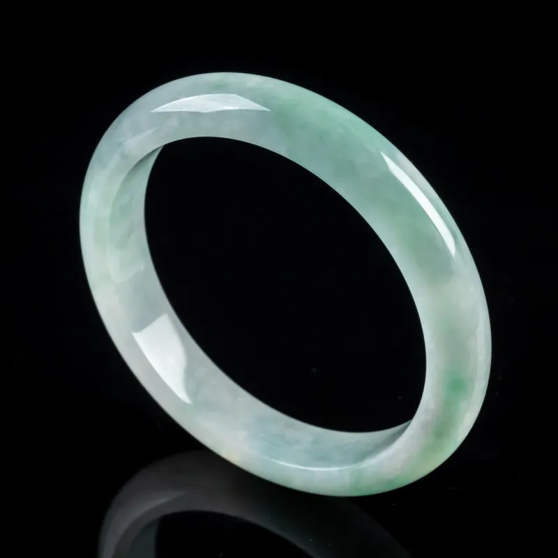 YUANLINYU Ice Glutinous Jadeite Bangles Women's-4
