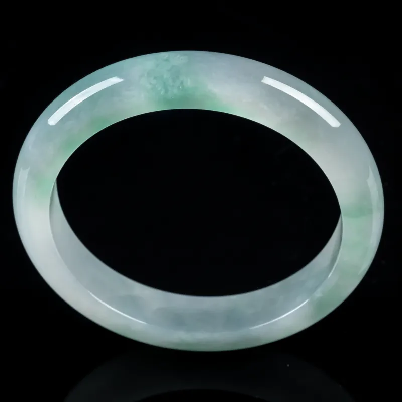 YUANLINYU Ice Glutinous Jadeite Bangles Women's-1