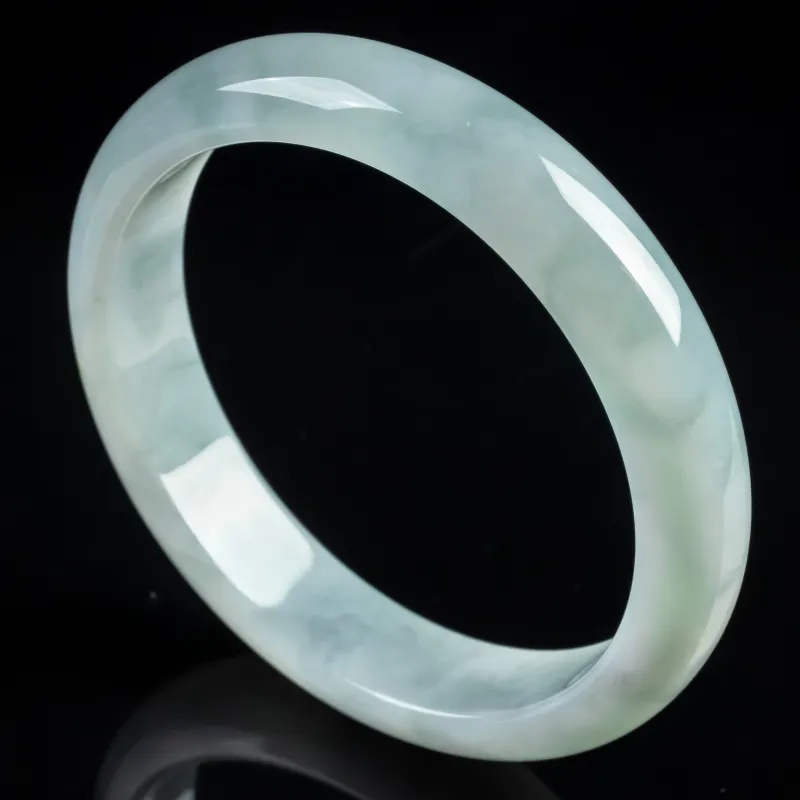 YUANLINYU Ice Glutinous Jadeite Bangles Women's-4