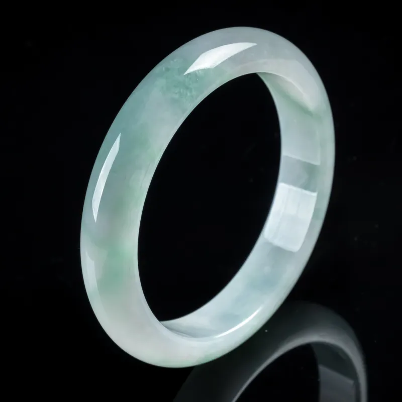 YUANLINYU Ice Glutinous Jadeite Bangles Women's-3
