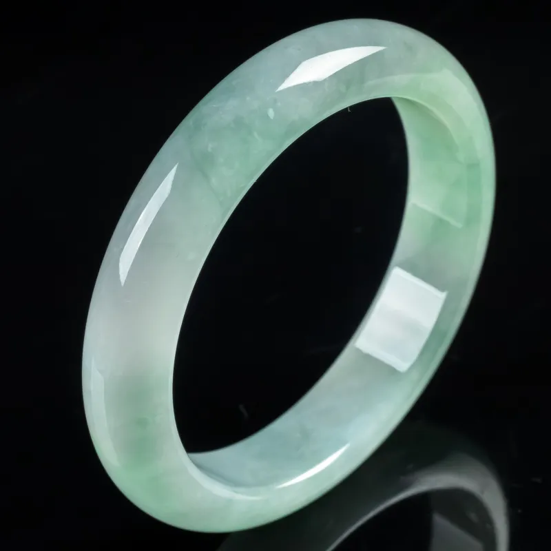 YUANLINYU Ice Glutinous Jadeite Bangles Women's-3