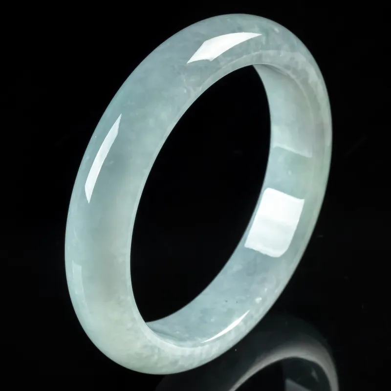 YUANLINYU Ice Glutinous Jadeite Bangles Women's-5