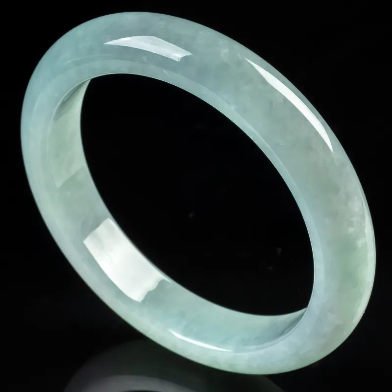 YUANLINYU Ice Glutinous Jadeite Bangles Women's-2