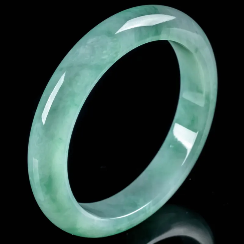 YUANLINYU Ice Glutinous Jadeite Bangles Women's-6
