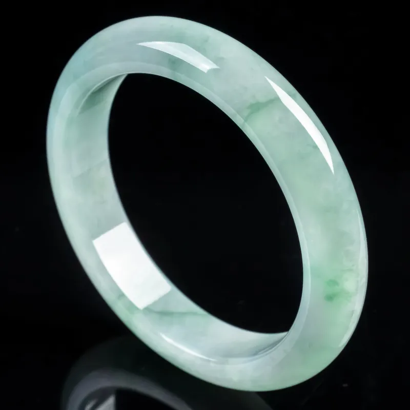 YUANLINYU Glutinous Jade Jadeite Bangles Women's-4