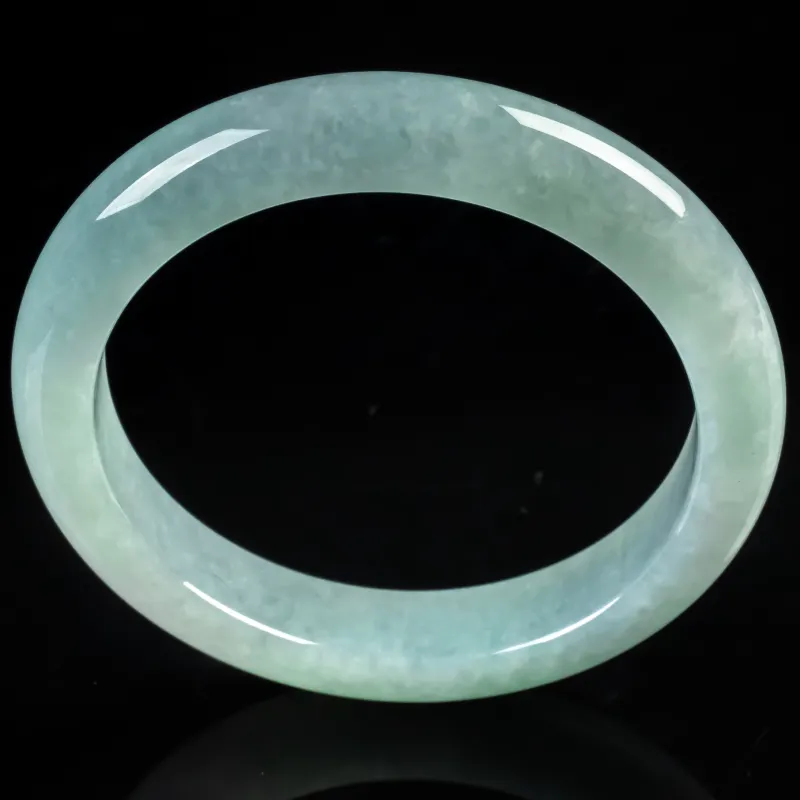 YUANLINYU Ice Glutinous Jadeite Bangles Women's-1