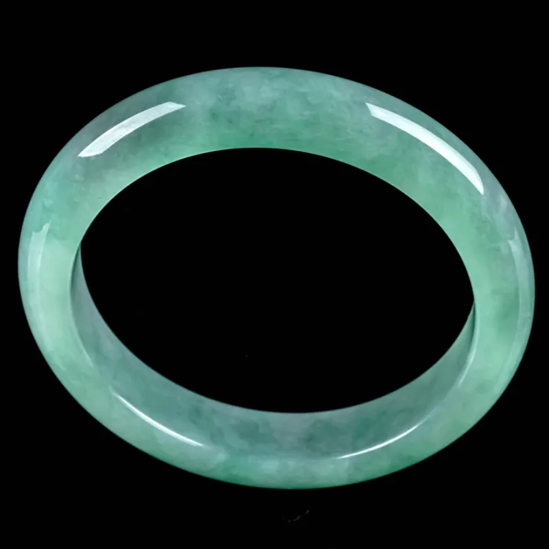 YUANLINYU Ice Glutinous Jadeite Bangles Women's-1
