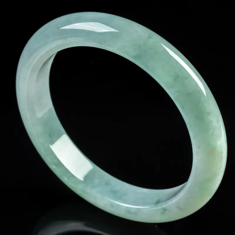 YUANLINYU Ice Glutinous Jadeite Bangles Women's-2