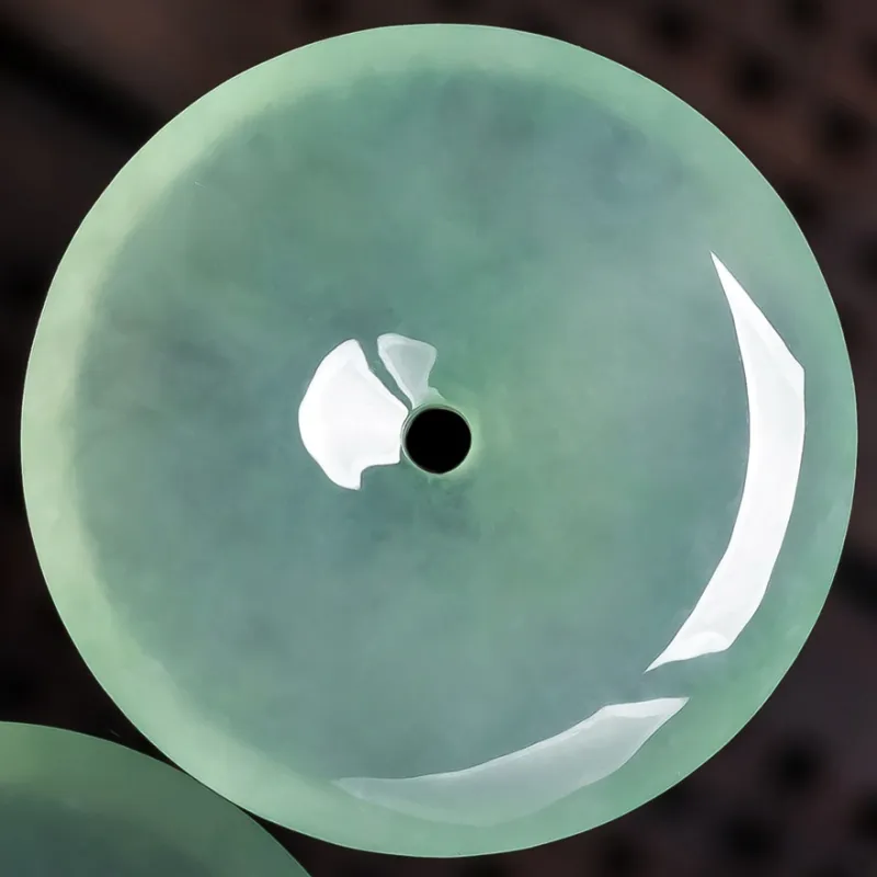 YUANLINYU Ice Glutinous Jadeite Pendants Unisex-1