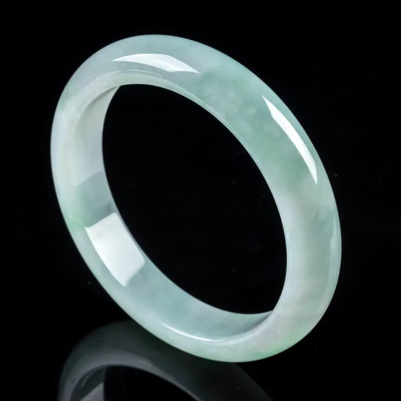 YUANLINYU Ice Glutinous Jadeite Bangles Women's-4