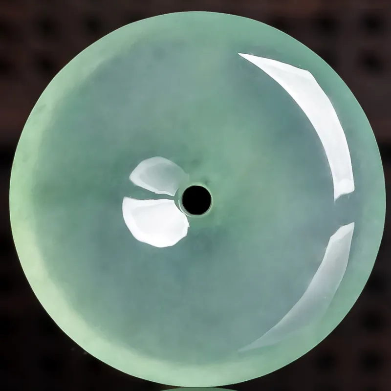 YUANLINYU Ice Glutinous Jadeite Pendants Unisex-2