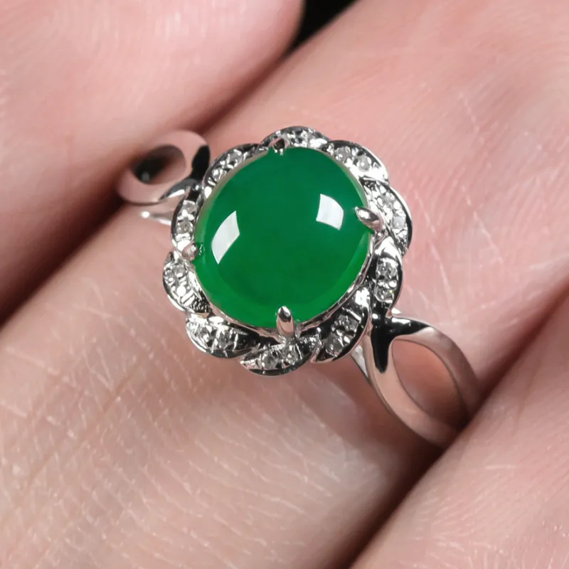 YUANLINYU Ice Glutinous Jadeite Bangles Women's-4