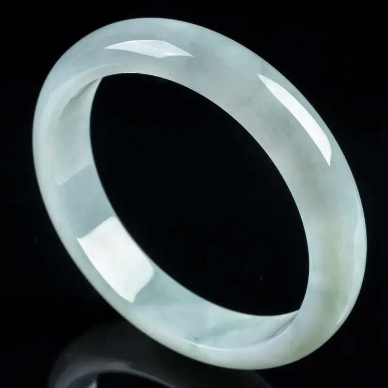 YUANLINYU Ice Glutinous Jadeite Bangles Women's-4