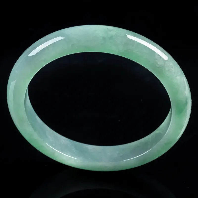 YUANLINYU Ice Glutinous Jadeite Bangles Women's-1