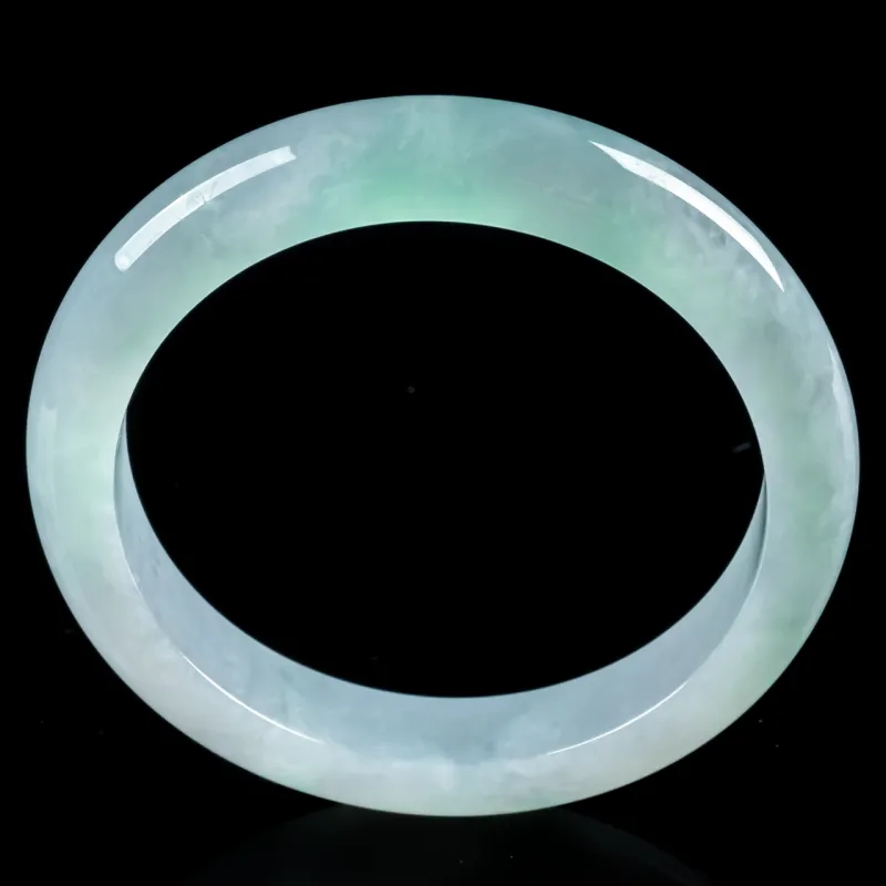 YUANLINYU Ice Glutinous Jadeite Bangles Women's-1
