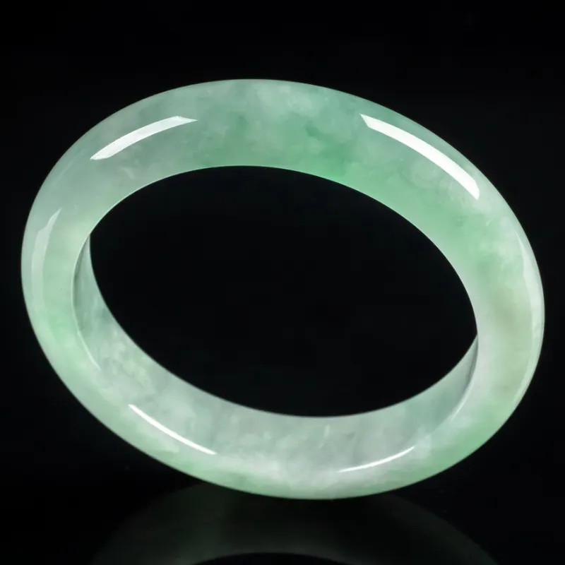 YUANLINYU Glutinous Jade Jadeite Bangles Women's-1
