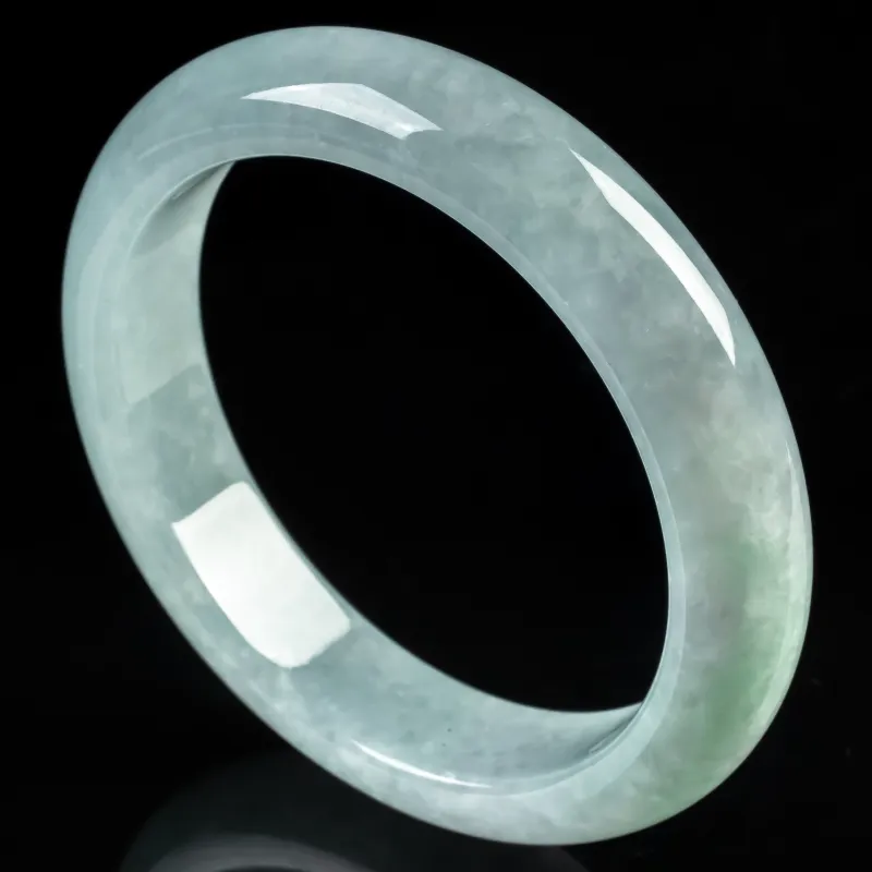 YUANLINYU Ice Glutinous Jadeite Bangles Women's-4