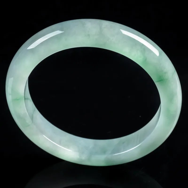 YUANLINYU Glutinous Jade Jadeite Bangles Women's-1