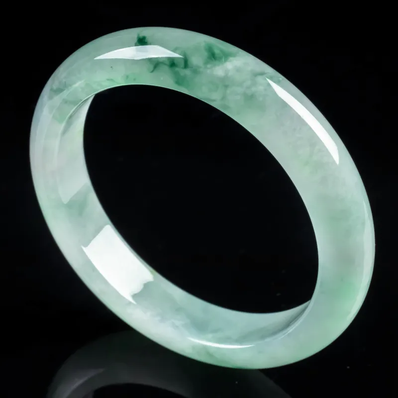 YUANLINYU Ice Glutinous Jadeite Bangles Women's-2