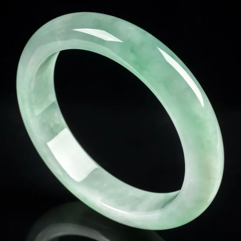 YUANLINYU Glutinous Jade Jadeite Bangles Women's-2
