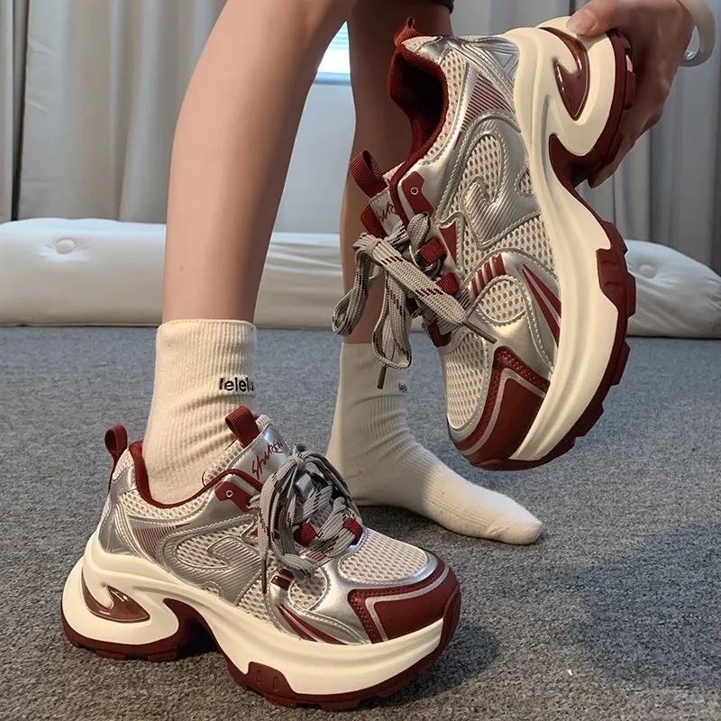 WELKIN&WZWJ Low Top Chunky Sneakers Women's-3