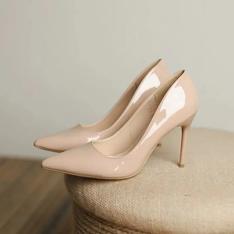 WELKIN&WZWJ High Heels Women's Nude-8